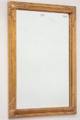Gilt framed bevelled edged mirror, 74cm x 104cm Condition Report <a href='//www.