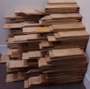 Large quantity of sectional oak flooring,