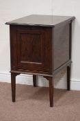 Early 20th century 'Fast Light Barkingside' LP record storage cabinet, W48cm, D60cm,