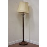 Standard lamp with fluted column support & shade Condition Report <a