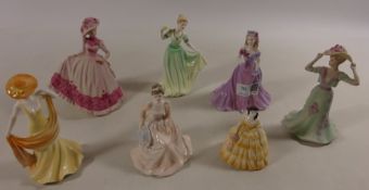 Seven Coalport figurines Condition Report <a href='//www.davidduggleby.