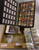 Cigarette cards, postcards etc in one box Condition Report <a href='//www.