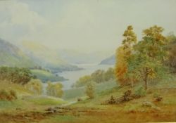 Lakeland Landscape, watercolour signed by Elliott H. Marten (Scottish exh.