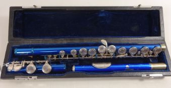 Flute in blue finish Condition Report <a href='//www.davidduggleby.
