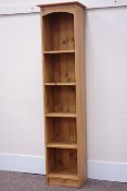 Narrow pine shelf, W47cm, H200cm, D35cm Condition Report <a href='//www.