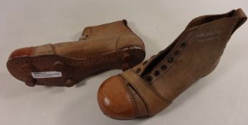 Pair of Tom Finney football boots in original box Condition Report <a