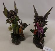 Two Veronese figures of fairies Condition Report <a href='//www.davidduggleby.