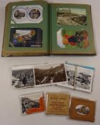 Album of 19th Century and later postcards including local scenes Condition Report