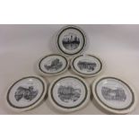 Collection of limited edition plates with Scarborough scenes Condition Report