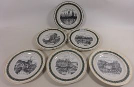 Collection of limited edition plates with Scarborough scenes Condition Report