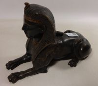 Bronze model of a Sphinx Condition Report <a href='//www.davidduggleby.