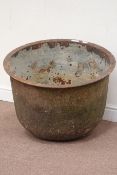 Large old copper tub, W73cm, H60cm Condition Report <a href='//www.