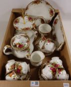 Royal Albert 'Old Country Roses' teaware in one box Condition Report <a