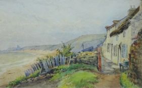 Cottages by Tynemouth Bay,