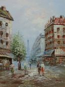 Parisian Street Scene,