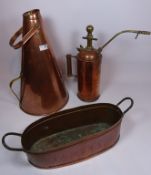 Early 20th Century copper and brass sprayer,