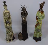 Three Maasai figures Condition Report <a href='//www.davidduggleby.