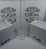 63 Peroni pint tumblers, as new - mostly boxed Condition Report <a href='//www.