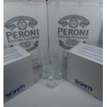 63 Peroni pint tumblers, as new - mostly boxed Condition Report <a href='//www.