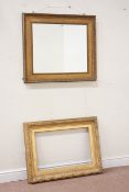 Ornate gilt framed mirror and another similar gilt frame Condition Report <a