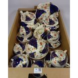 Victorian Imari pattern tea service,