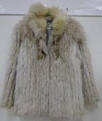 Clothing & Accessories - 'Saga Fox' short fox fur coat size 42 Condition Report
