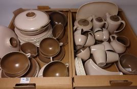 Poole 'twin tone' pattern tea and dinnerware in two boxes Condition Report <a