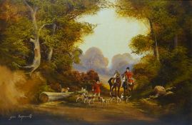 Fox Hunting Scene,