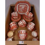 Mintons 'Red Willow' pattern teaware in one box Condition Report <a href='//www.