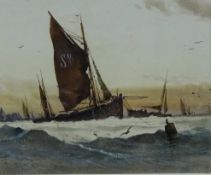 Sailing Vessels at Sea,