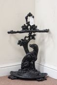 Coalbrookdale style dog cast iron stick stand Condition Report <a href='//www.