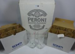 42 Peroni half pint tumblers, as new - boxed Condition Report <a href='//www.