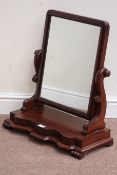 Victorian mahogany dressing table mirror, W55cm Condition Report <a href='//www.