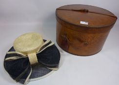 Clothing & Accessories - Vintage wooden hat box with Bermona hat Condition Report