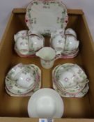 Shelley tea set, 12 place settings,