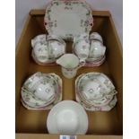 Shelley tea set, 12 place settings,