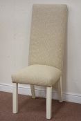 High back upholstered chair