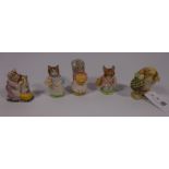 Five Beswick Beatrix Potter figures Condition Report <a href='//www.