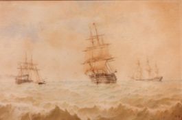 Sailing and Steam Vessels at Sea,