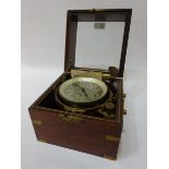 Marine Chronometer, Hamilton Model 21 with 14 Jewel movement No.