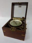 Marine Chronometer, Hamilton Model 21 with 14 Jewel movement No.