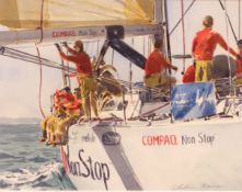 'Compaq Non Stop' competing in the BT Global Challenge Yacht Race,