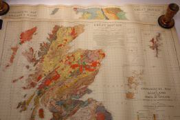 Geological Map of England & Wales and one other of Scotland and the North of England