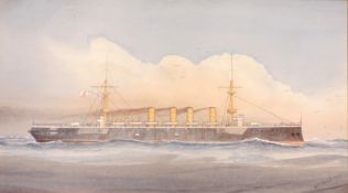 British Steam Battleship Portrait,