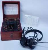 20th century Type 8462 crystal Radio set, stamped BBC, No.