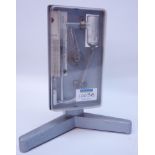 Edwards High Vacuum Gauge, with perspex cover and on tripod base,