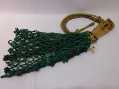 Fishing net with brass rope release, H185cm Condition Report <a href='//www.