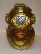 Brass & Copper twelve bolt Diver's Helmet,