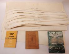 Large collection of GB & European Shipping Charts corrected to c1960s-80s & four related books