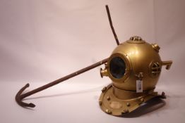 Brass thirteen bolt Diver's Helmet,